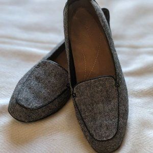 Clarks Keesha Black Tweed Wool Luca Loafer